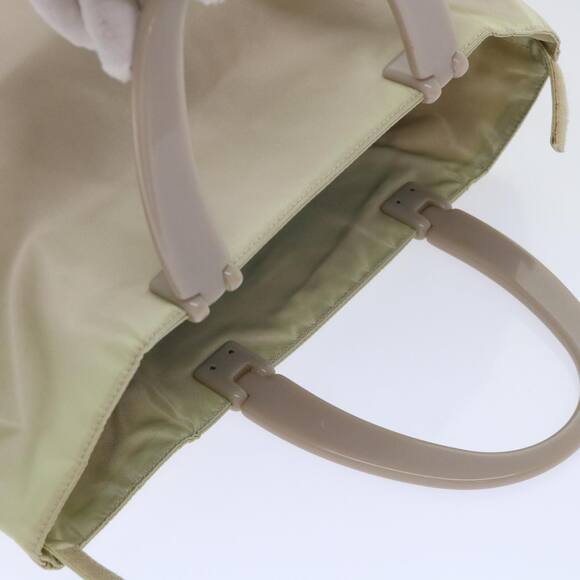 PRADA Hand Bag Nylon Beige - Picture 6 of 13